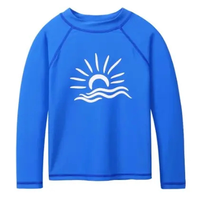 Rash Guard Shirt Swimwear Rush Vest Surf Shirt Sun Protection Sport Wear for Kids