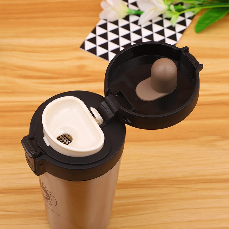 500ml Cute Portable Mini Thermoses Vacuum Flask Insulated Stainless Steel Water Bottle Business Gifts Metal Customized