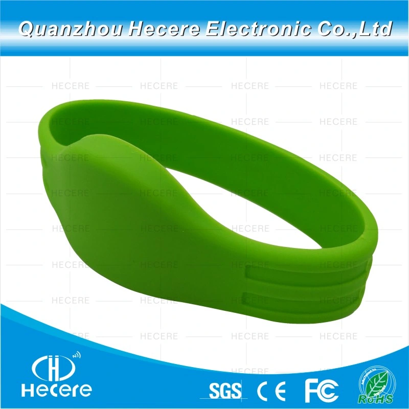 Newest 100% Eco-Friendly Silicone Waterproof RFID Wristband Bracelet