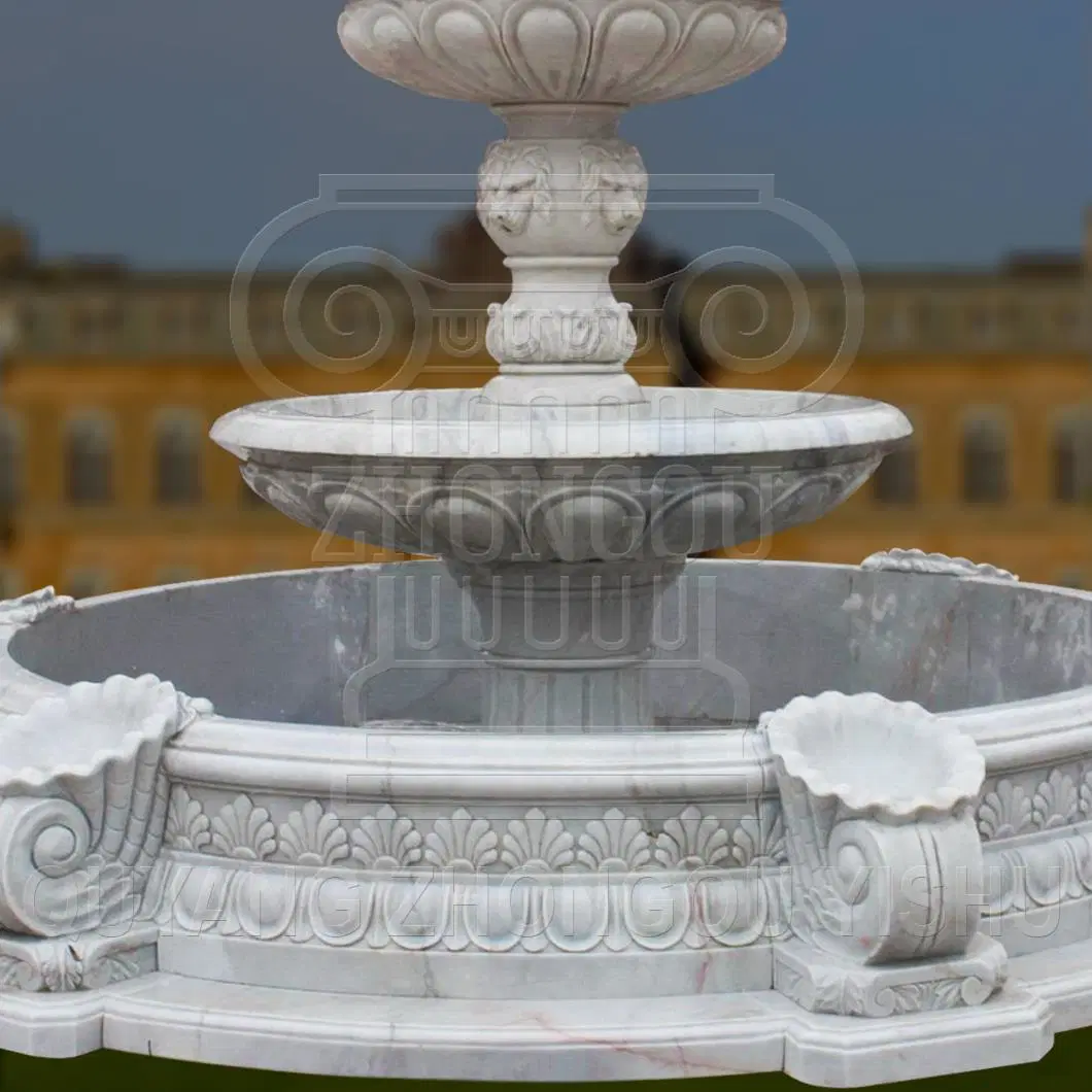 Le Marbre Granit Pierre Fontaine à eau pour l'extérieur décoratif de jardin