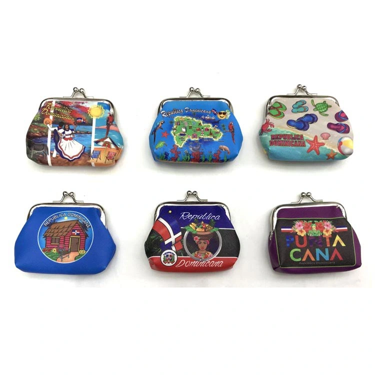 Impresión personalizada Mini niños estudiante Coin Purse sublimación Moneda Personalizada Bolsa para viajar