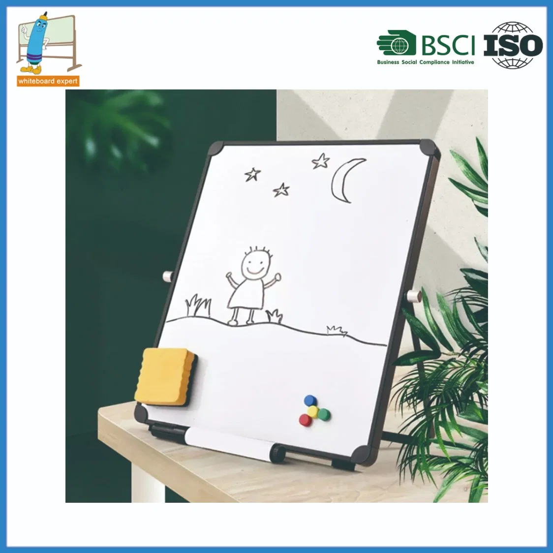 Desk-Top Memoboard for Children with Stand Small Size