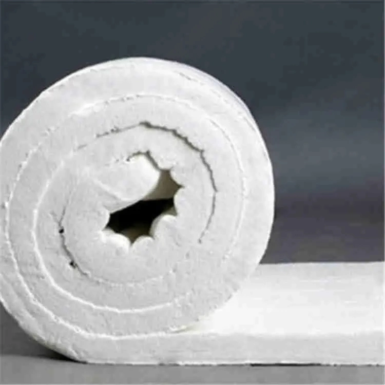 Revestimento de fibra cerâmica 1260 de alta temperatura, 13 mm, refractário de 25 mm de espessura Revestimento em lã de isolamento cerâmico SJ-Ceramic Fiber