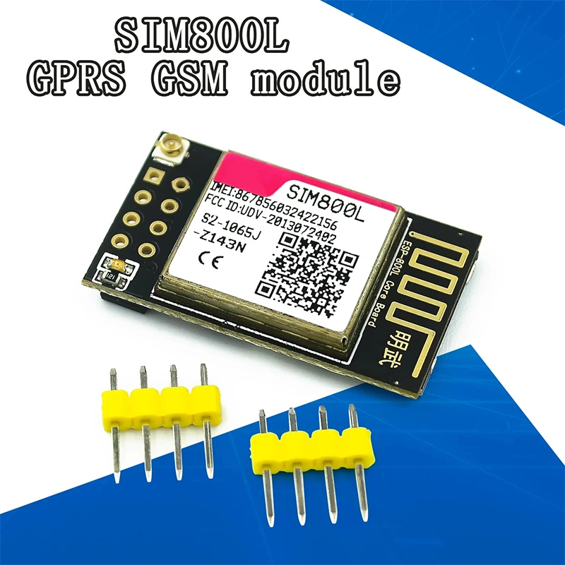 بطاقة SIM800L GPRS GSM Module Micro SIM Card Serial TTL Frequency من الألواح الأربعة الأساسية Esp8266 Esp32