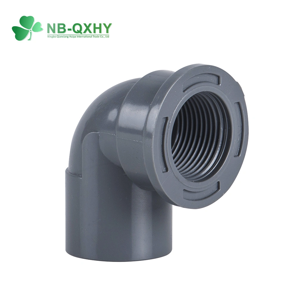 OEM PVC Plastic DIN Threaded Pipe Fittings for Water Supply