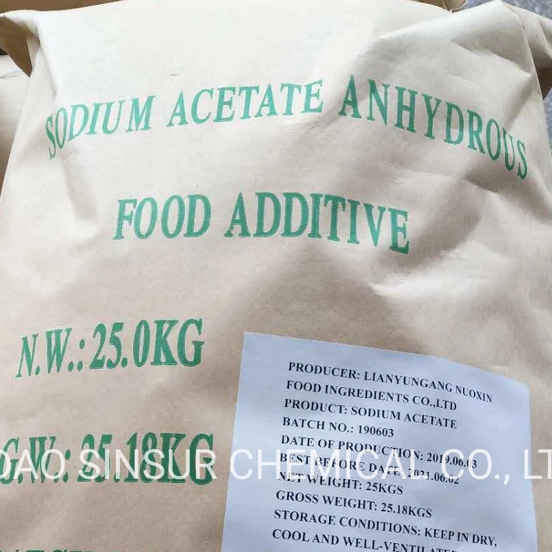 Food Additive E262 (I) Sodium Acetate for Meat Seafood Use