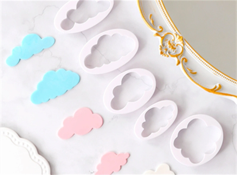 Cloud White Cloud Cookies Chocolate Print Cake DIY Decoration Baking Silicone Mold