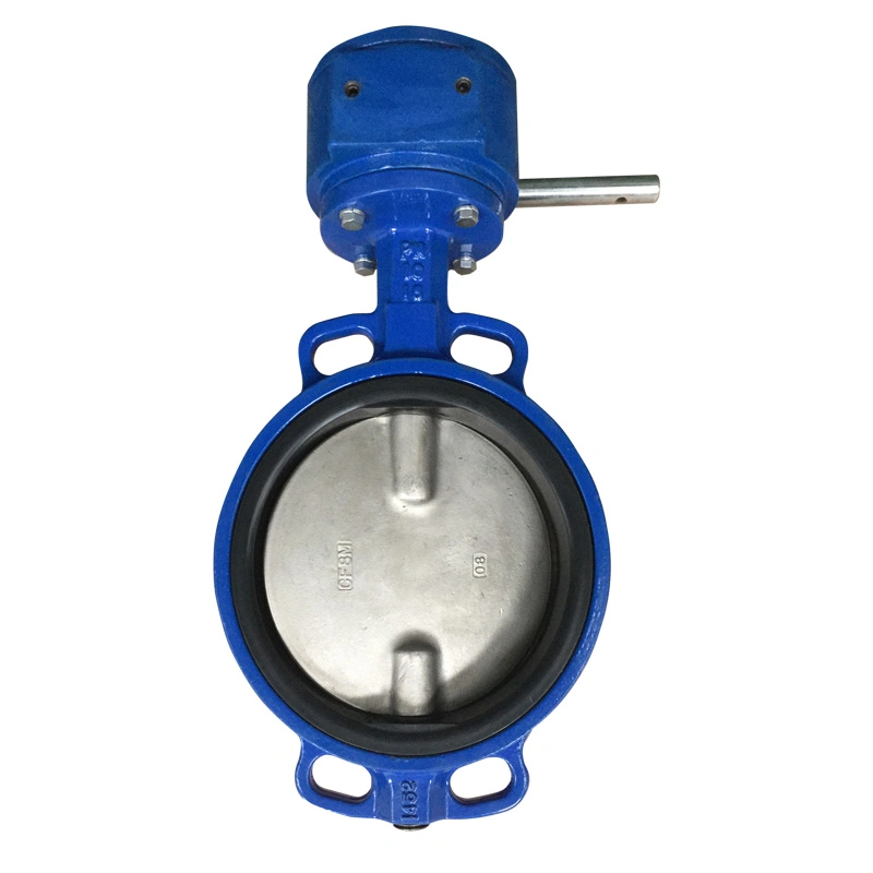 CF8 CF8m Disc Wafer Butterfly Valve One Piece Body with Pin Wras Approved for Drinking Water