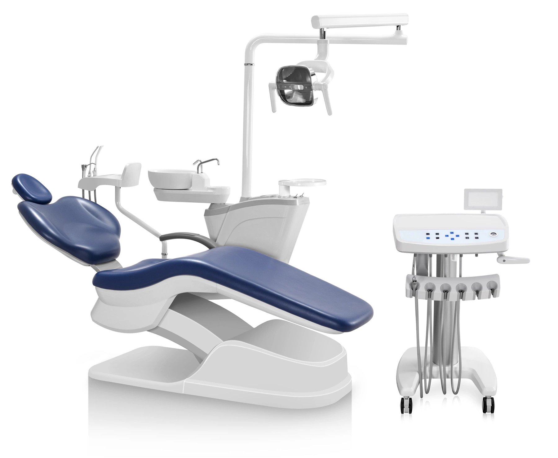 Dental Unit with Ceramic Rotatable Spitton