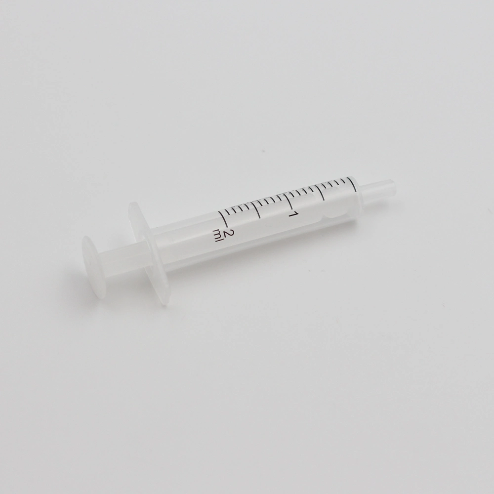 3parts Luer Slip Plastic Medical Disposable Hypodermic Syringes