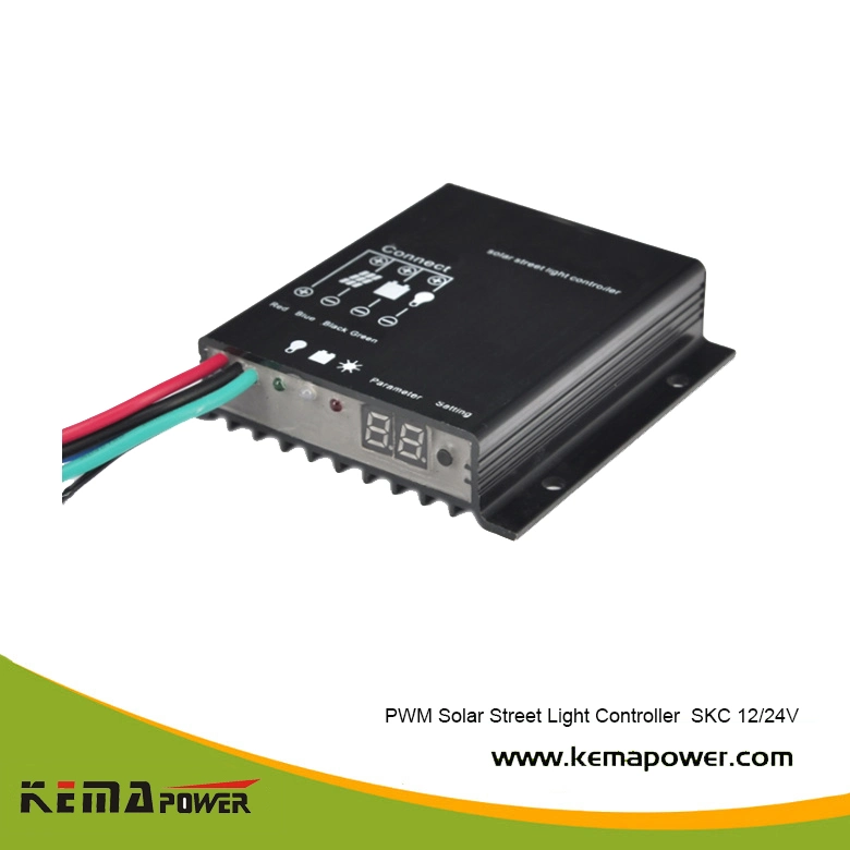 Skc20 12 فولت، 24 فولت، LED Street Light Controller مع تعويض درجة الحرارة