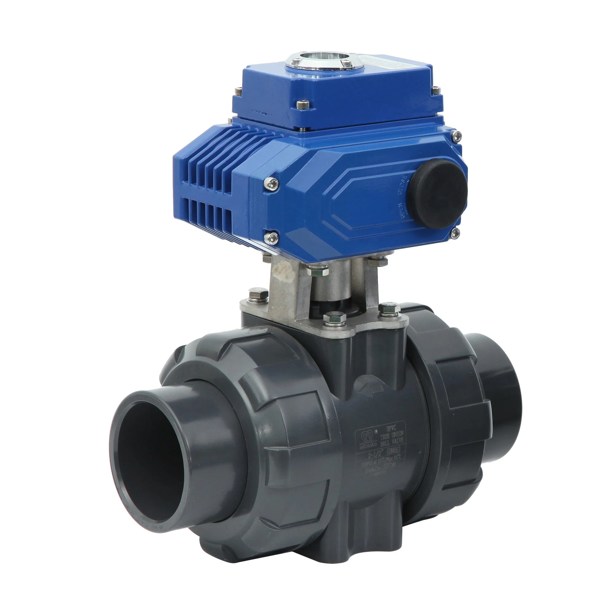 Industry Manufacturers Plastic with Actuatoranti-Corrosive dB Sr Action Air PVC True Union Ball Valve