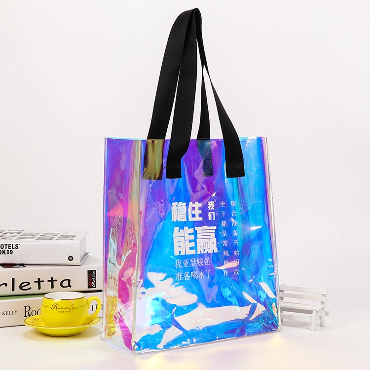 Wholesale Custom OEM Direct Deal Tote Bag Laser Reflective Shopping Handle Bag