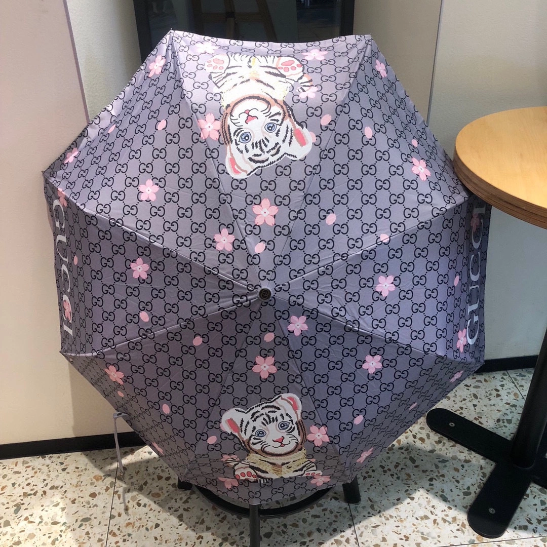 Designer 3 Falten Vollautomatische Sublimation Sonne Regen Regenschirm mit UV-Beschichtung