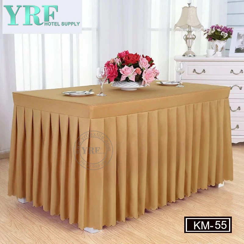 Steps in Table Skirting Decorative Table Skirts Scuba Tablecloth for Wedding