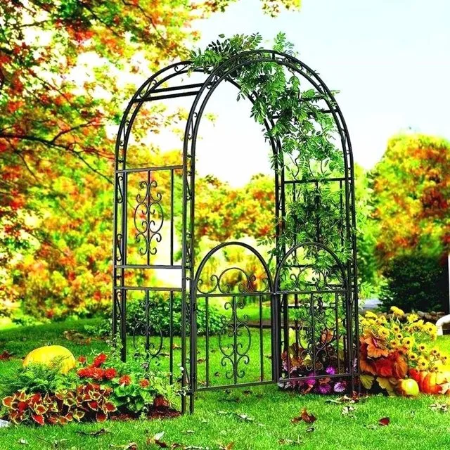 Hot Sale Ornamental Wrought Iron Garden Arch for Your Wedding