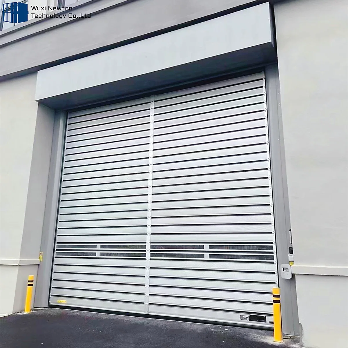 Fast Closing Rapid Insulated Large Aluminum Door Roller Rolling Shutter High Speed Hard Material Spiral Door