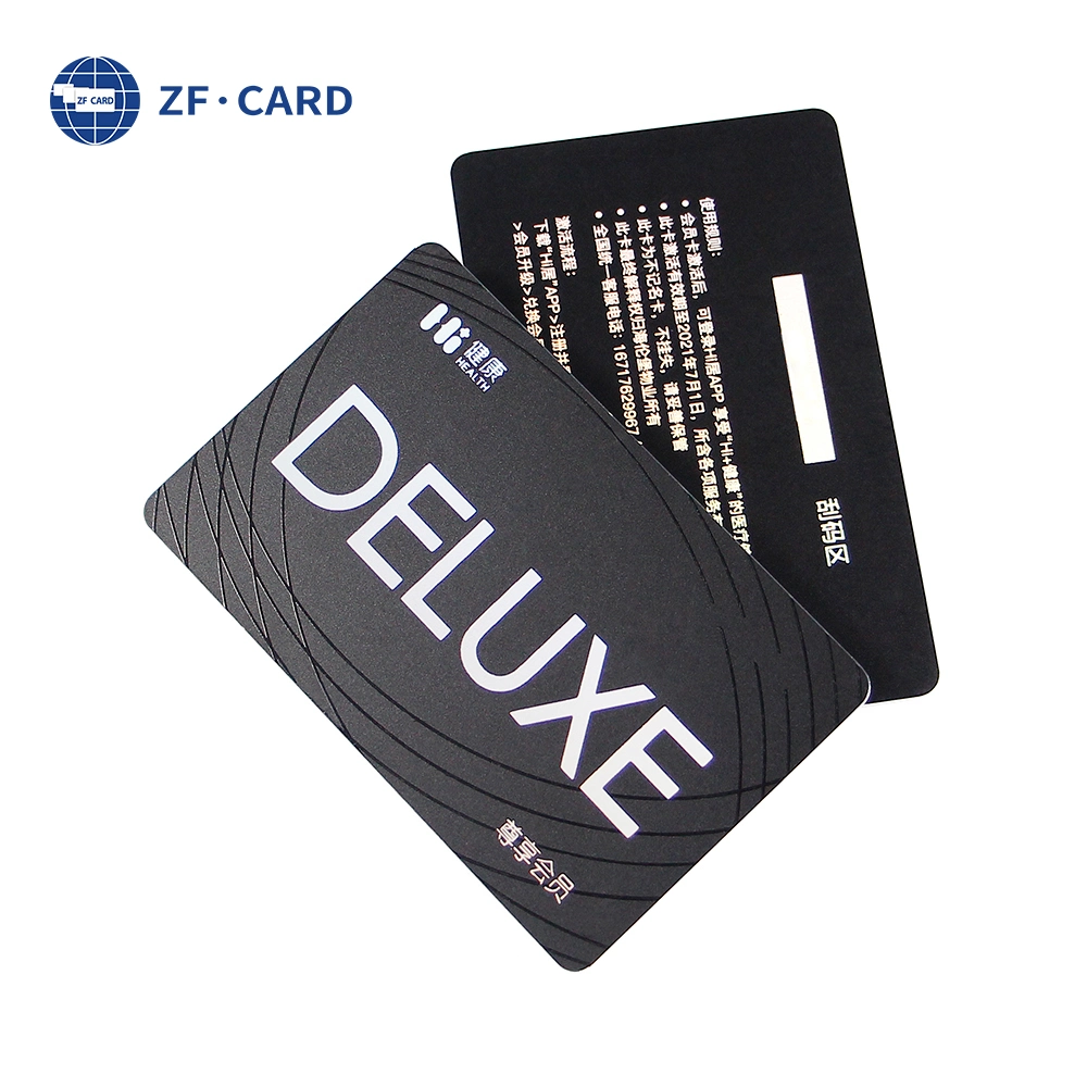 Luxury Custom NFC 13.56MHz Contactless VIP Loyalty Membership Card MIFARE Plus (R) X 2K (4B) RFID Business Card