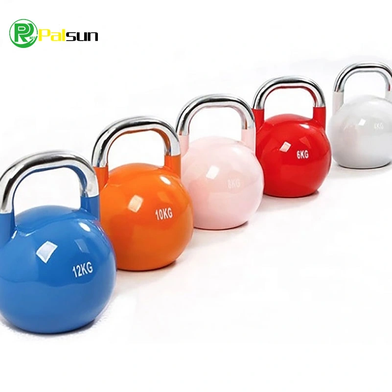 Color Steel Competition Kettlebells Adjustable Cheap Cast Iron Kettlebell with High quality/High cost performance 