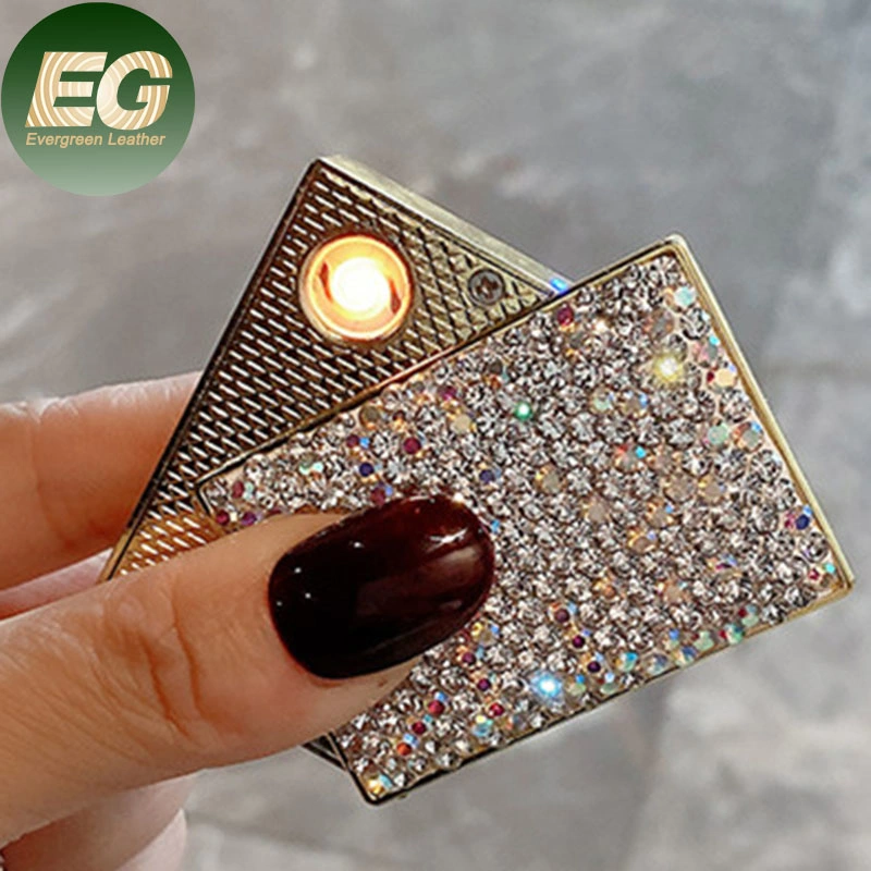 Ea064 Designer Cute Smoking Electronic Cigarettes Windproof Lighters Smoke Electric USB Luxury Mini Cigarette Rechargeable Bling Lighter