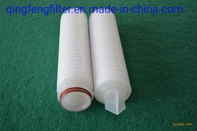 10 Inch Water Filters Diameter 69mm 5 Micron Absolute PP/PVDF/PTFE/Pes/Nylon/ Depth Pleated Filter Cartridges for Paints Inks and Coatings