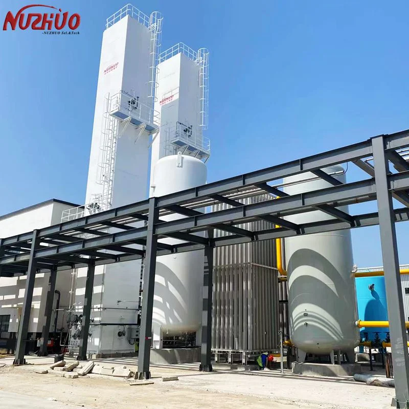 Nuzhuo Large Air Separation Unit Cryogenic Liquid Nitrogen Oxygen and Argon Plant