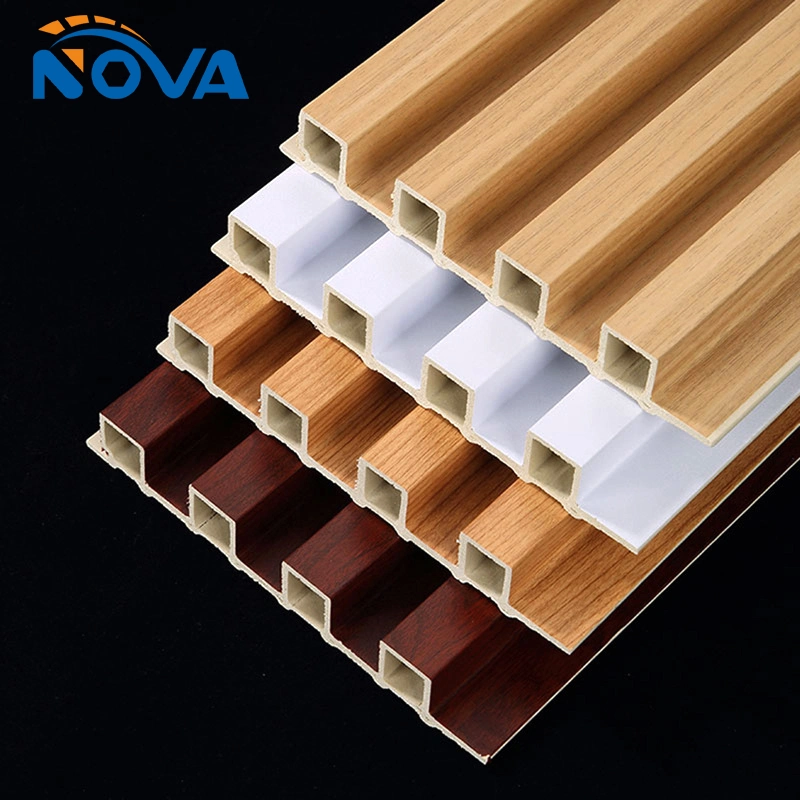 Fashionable Style Wood Plastic Material PVC Louver Panel for Office