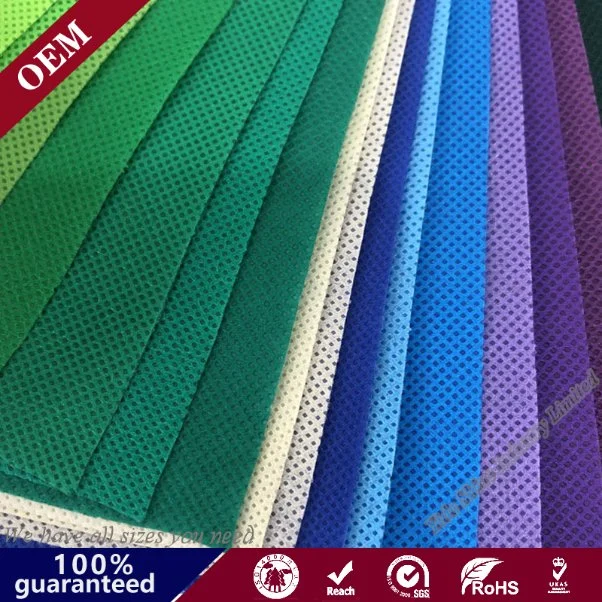 100% Polypropylene Non Woven Fabric Used for Eco Bags Artificial Leather Base Cloth