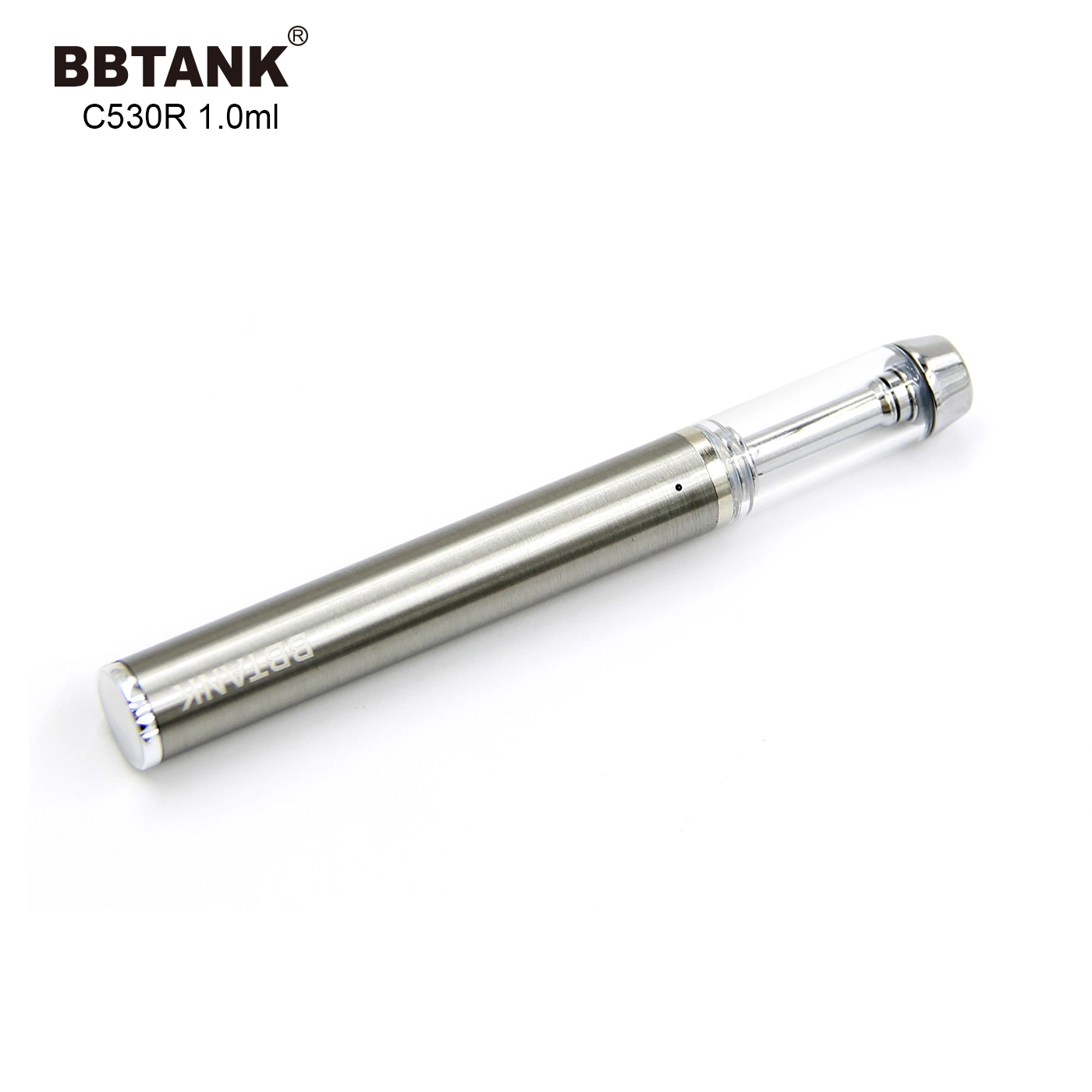 Commerce de gros 1.0ml Quartz Vape stylo jetable bobine Vape d'huile stylo rechargeable