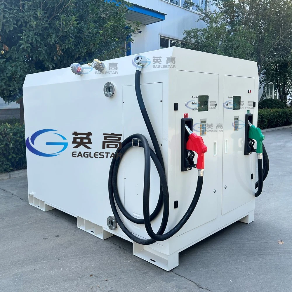 High quality/High cost performance  Fuel Dispenser with 1, 2, 3 Compartments Portable Mini Skid Gas Station