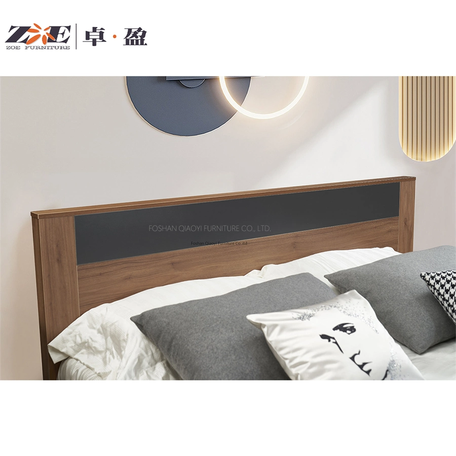 China Großhandel Fabrik Preis Startseite Luxus Modernes Design Holzschlafzimmer Möbelset