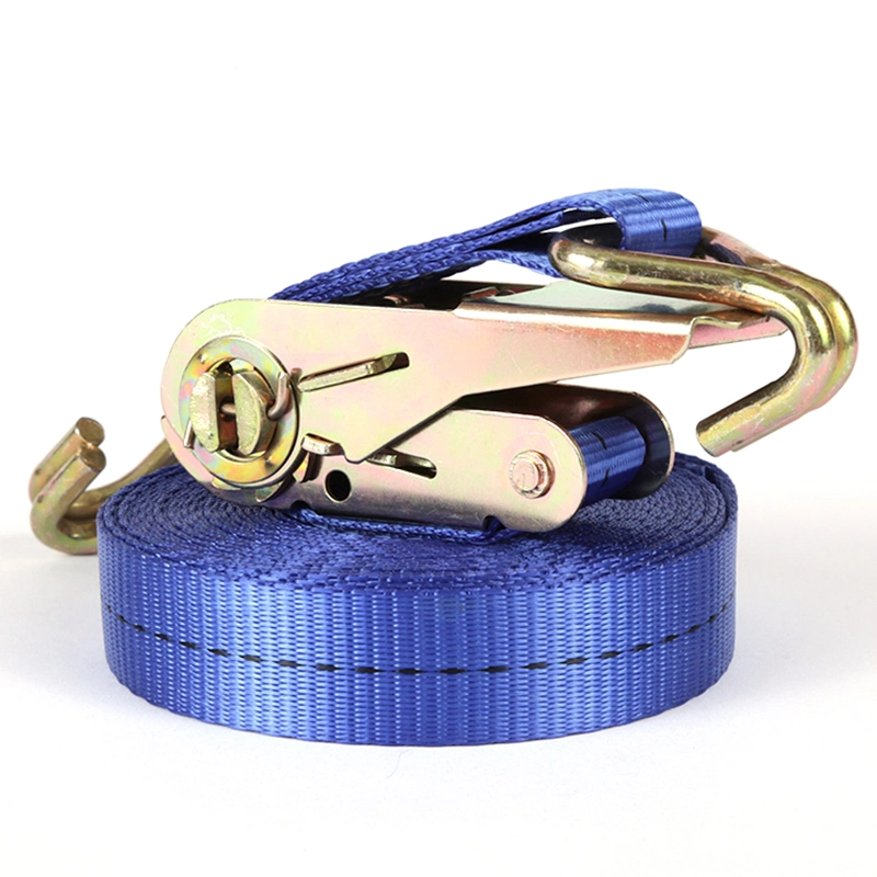 1"*6m Blue Color Ratchet Strap with Good Price and Certificate