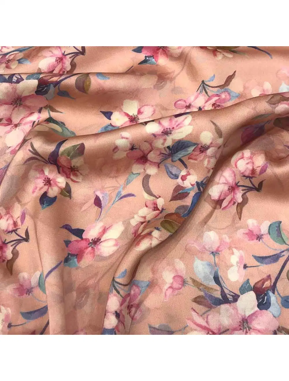 Manufacturers Wholesale/Supplier Reliable Quality Floral 100% Polyester Print Silk Satin Fabric for Dress