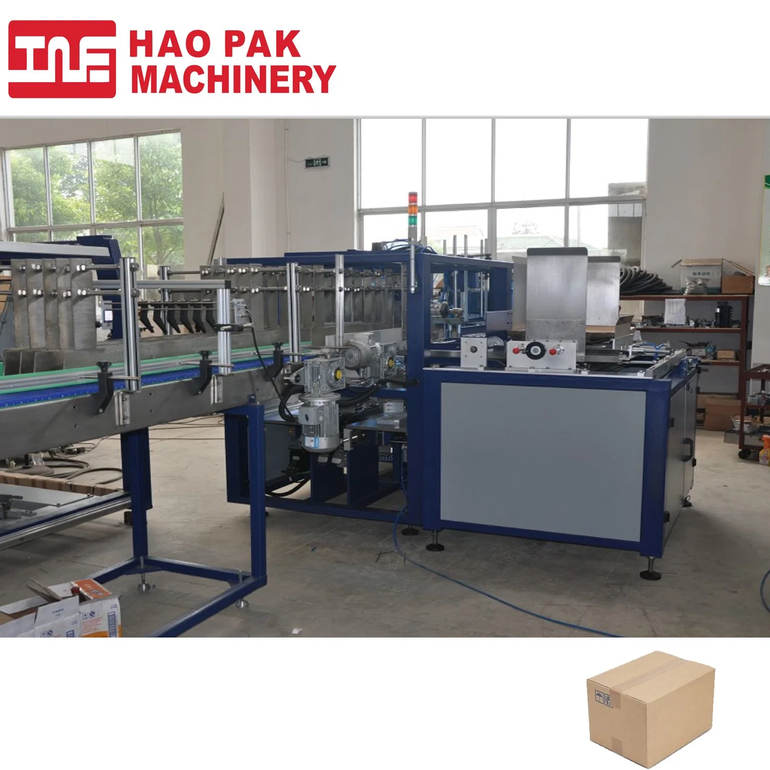 Factory Automatic Corrugated Carton Packing Machine Outer Case Filling Sealing Machine