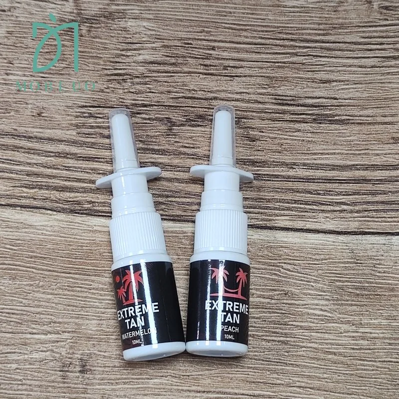 Private Label Tanners Melanotan2 Mt2 Double Strong Nasal 10ml20mg Tanning Nasal Spray for Tan Wheat Skin Color