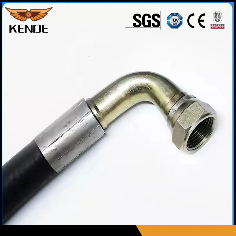 An6 Synthetic Rubber Hose 5 Meters and 10 Aluminum Hose Ends Connector Suit Assembly Transmission Hydraulic Hose