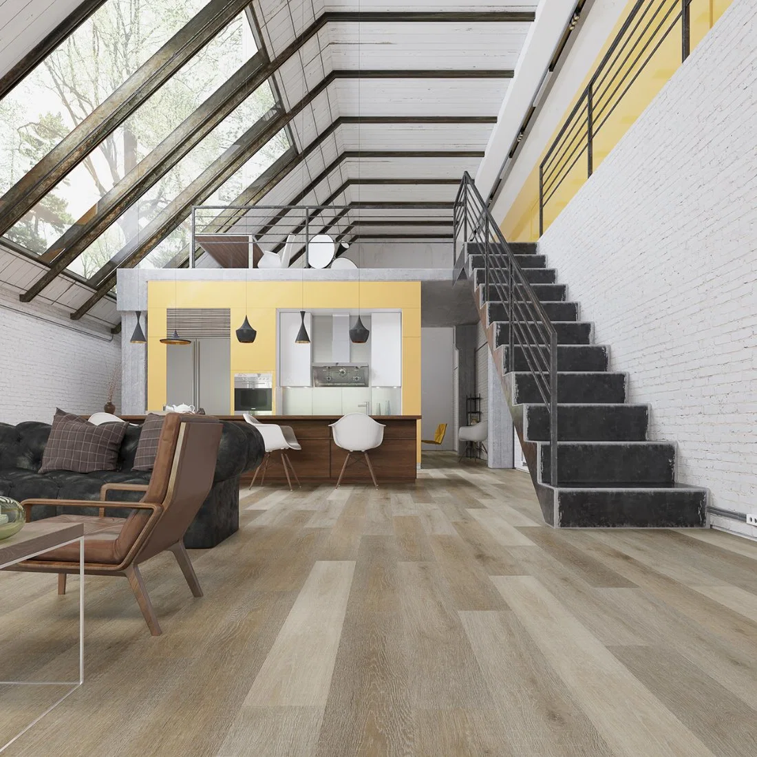 Perfect 4.0mm Rigid Lvt/Rvp/Spc Vinyl Flooring Made of Virgin Material