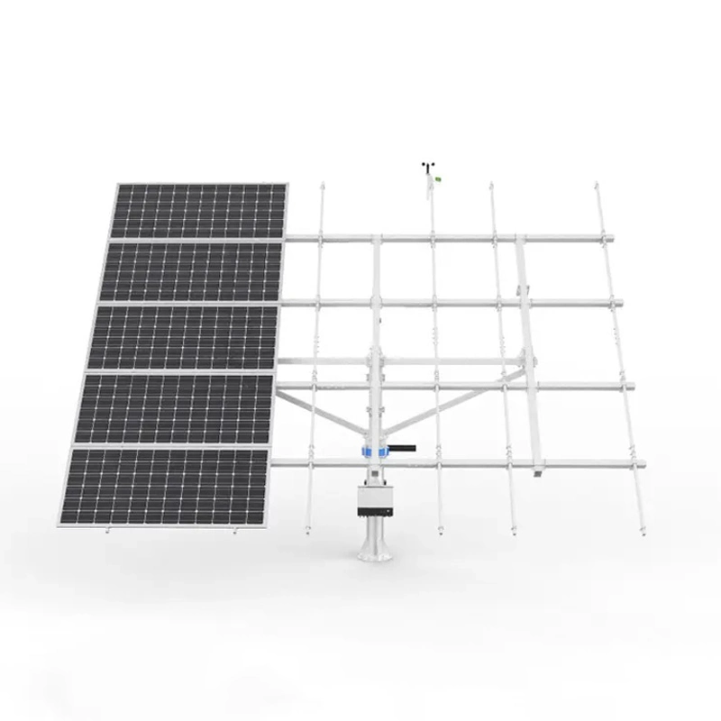 Беспроводная сеть WiFi Solar Power Generation 4,5 кВт двухосная солнечная энергия Система отслеживания