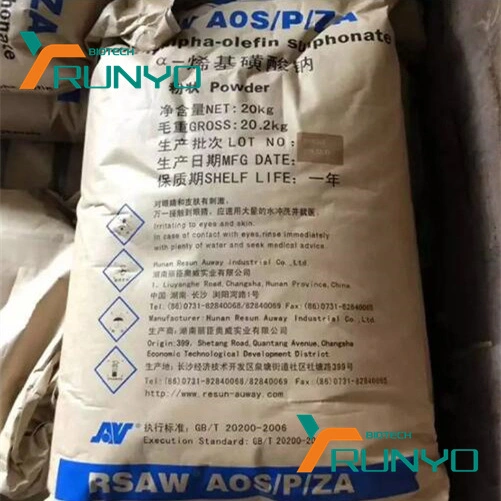 Professional Manufacture Top Quality Industrial Grade Sodium Alpha-Olefin Sulfonate, Aos Sodium for Washing Cosmetics and Industrial Detergents. CAS: 68439-57-6