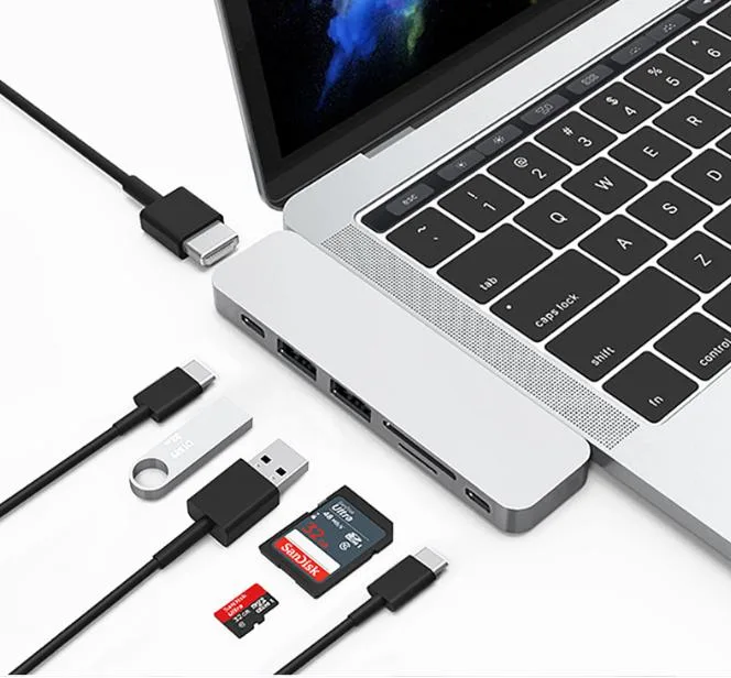 Deux ports USB sans fil de type C pour station d'accueil 7