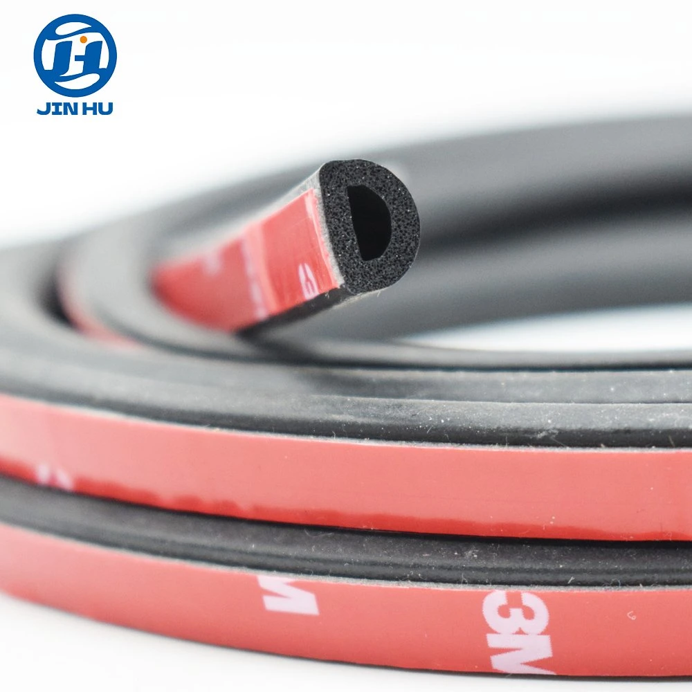 OEM Ex Factory D Shape EPDM Rubber Sealing Strip with Metal for Auto/Bus Door