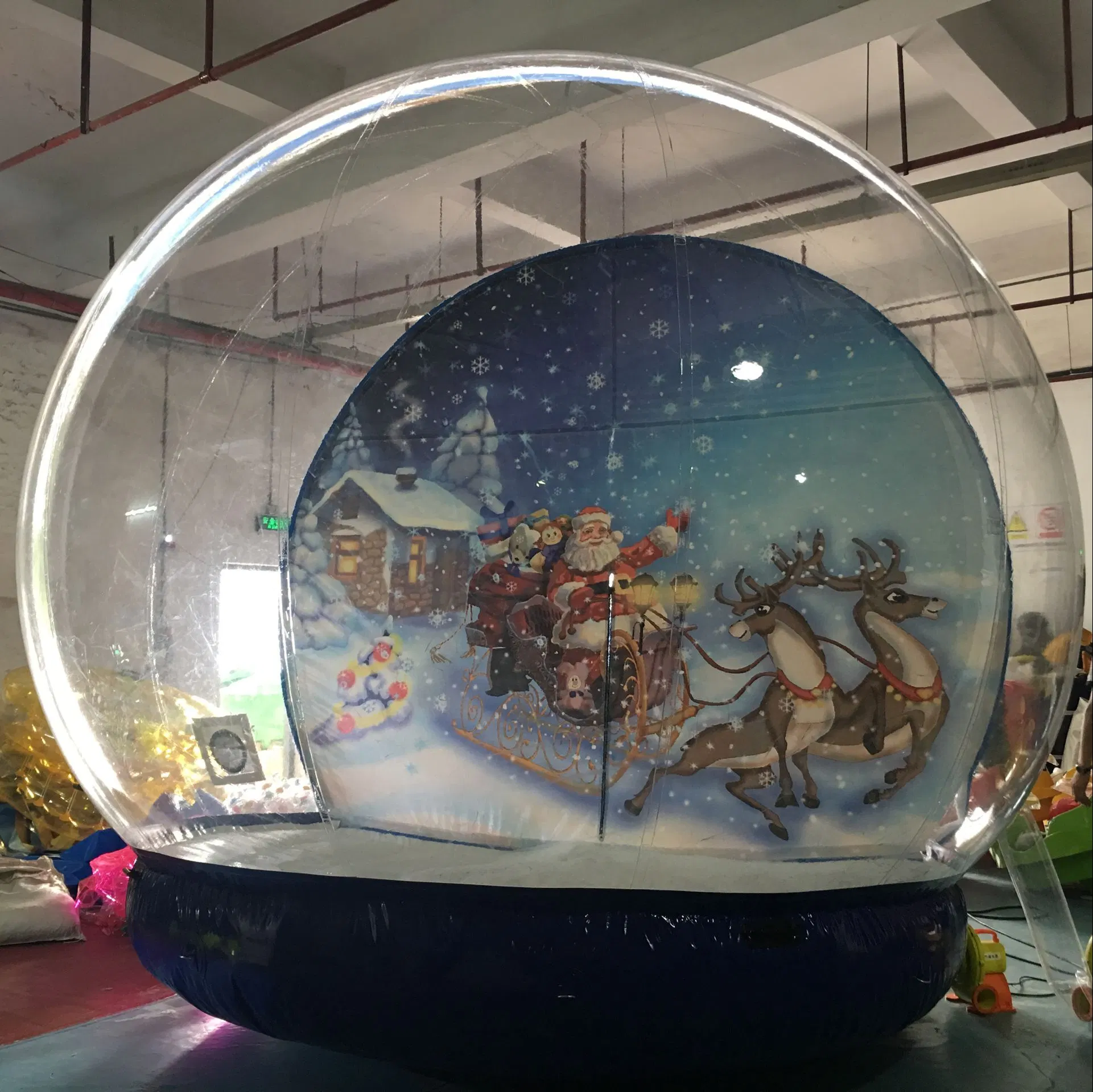 Outdoor Size Customized Inflatable Human Snow Globe for Sale