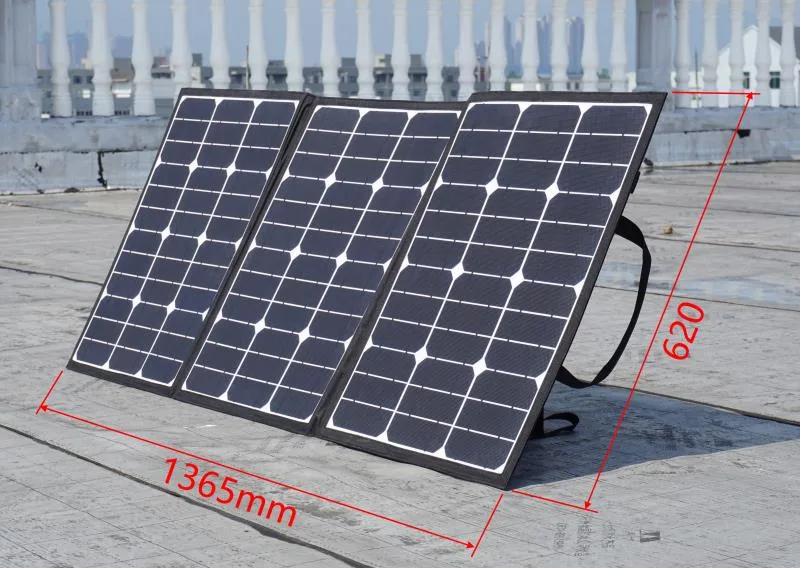 Tragbarer 120W 12V Sunpower faltbarer Solarpanel Solar Decke Camping Mit 10A Ladekontroller im Koffer