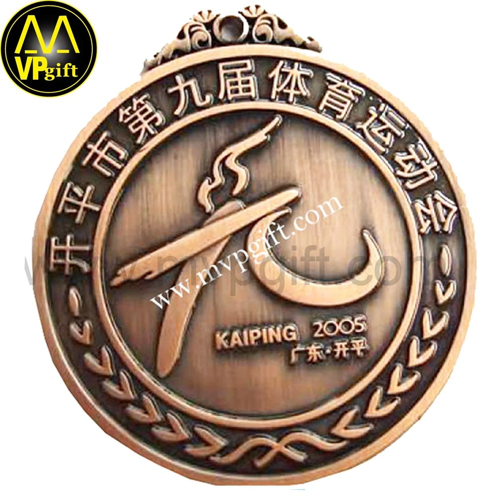 Mayorista/Proveedor de Guangzhou en blanco de metal personalizados Escuela Universitaria de la Copa 3D Carrera espartano el levantamiento de pesas Tiro Deportes ww1 ww2 de las Naciones Unidas Tropy Medalla insignia premio