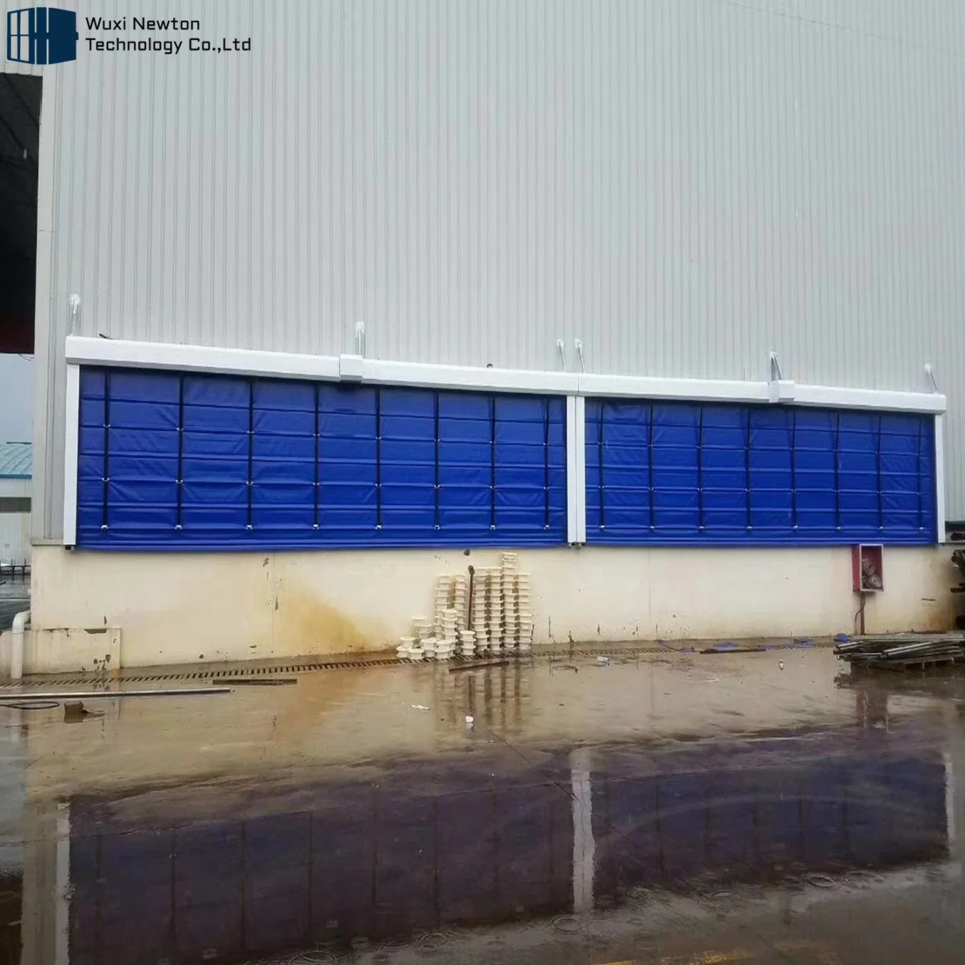 Industrial Vertically Stacking Roller Door Fast Rolling Gate