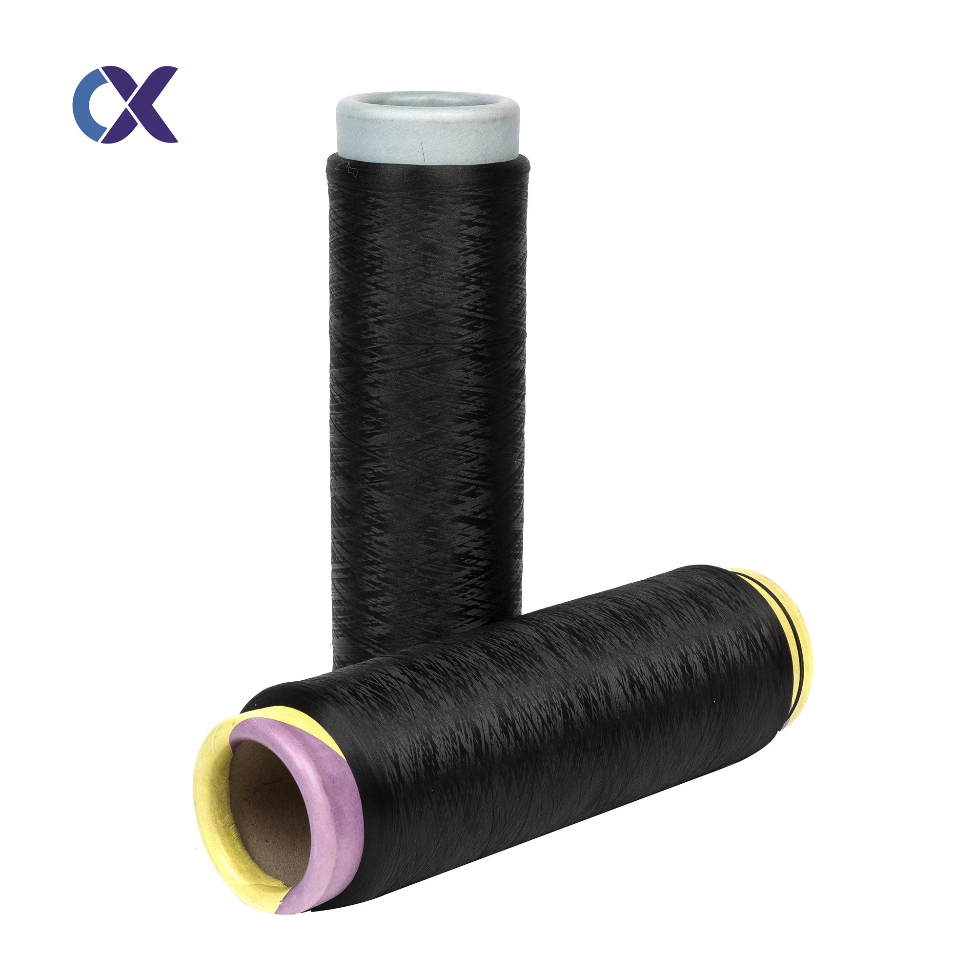 High quality/High cost performance Black AA Grade DTY 450d/144f Him Polyester Yarn