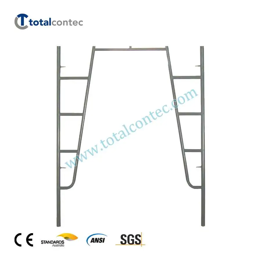 Steel Loader Euro Plate License Aluminium Mason Scaffold Scaffolding Frame System with Wheels Construction