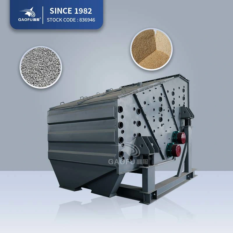 High Frequency Linear Rectangular Probability Vibrating Screen Silica Sand Sieve Shaker Machine