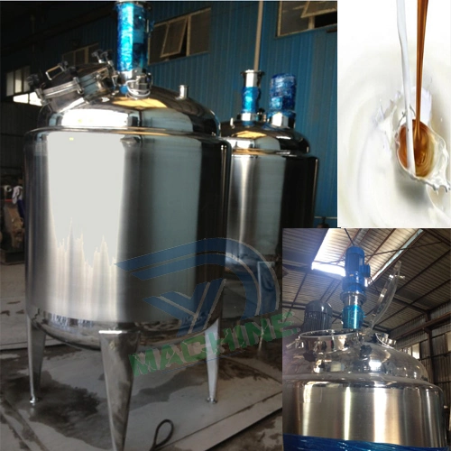 Réservoir de stockage de liquides réservoir en acier inoxydable de qualité alimentaire de Lait de miel du réservoir de stockage des réservoirs de stockage de l'eau du réservoir de stockage