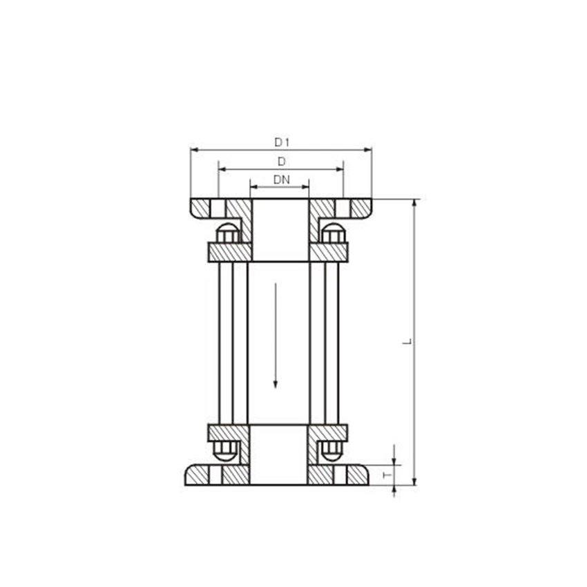 CPVC Plastic Chemical Industrial Water Oil Sight Glass Valve